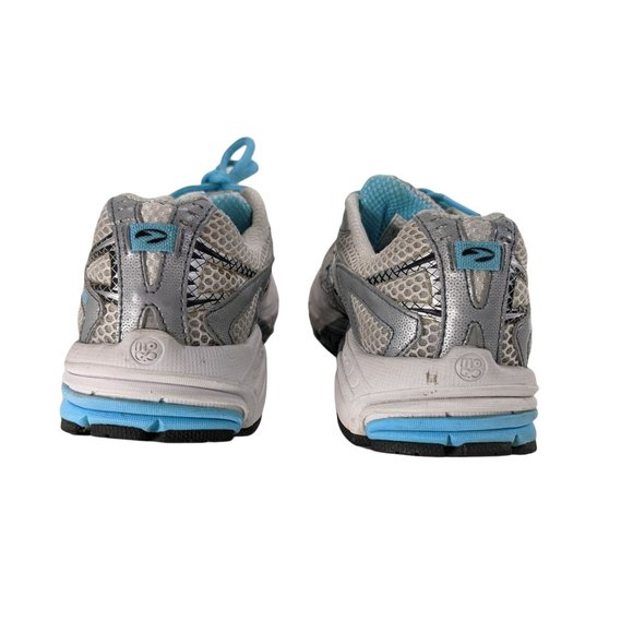 Brooks Ravenna 2 Womens Size 7 Silver White Blue Mesh Running Shoes 1200831b451 - Picture 4 of 9